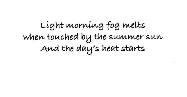 Haiku 122