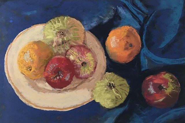Still Life with Apples, Onions, and Oranges