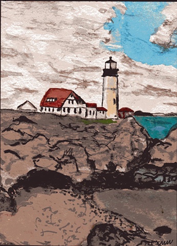 Card - Portland Head Lighthouse