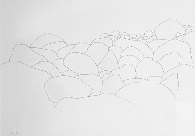 eva slater drawing of trees