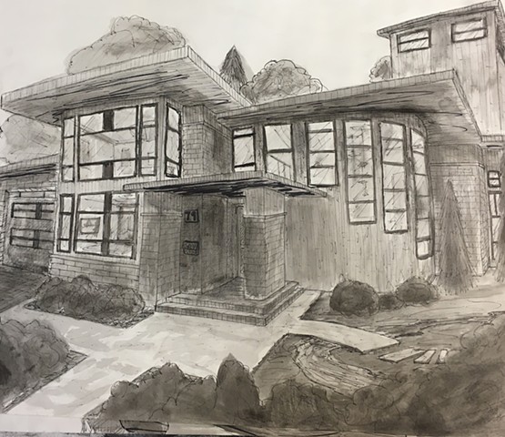 Teo Leo, Two Point Perspective, Drawing I