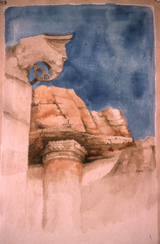 Petra, Great Temple, Elephant capital