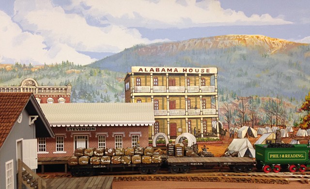 Memphis and Charleston model railroad