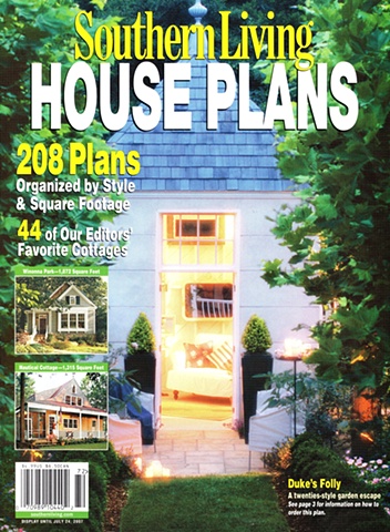 Southern Living House Plans Cover Duke's Folly Nashville Garden