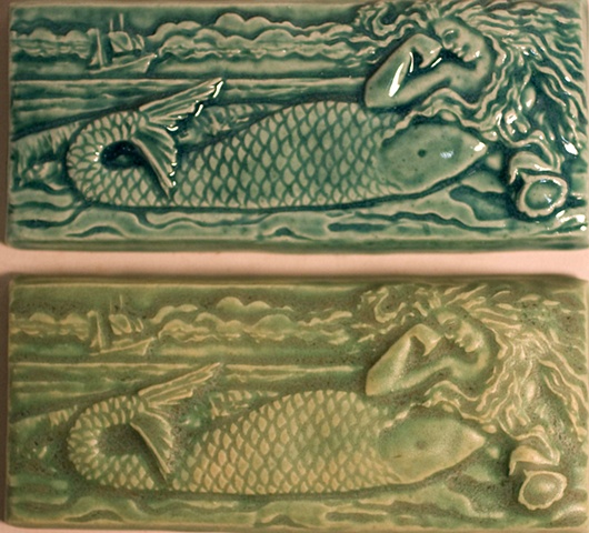 mermaid tiles mermania handmade tiles ceramic tiles