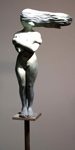 Bronze female nude