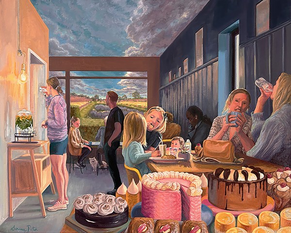 Figurative narrative paintings
