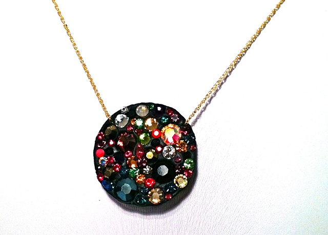 One of a kind rhinestone necklace