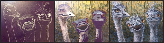 Three Emus