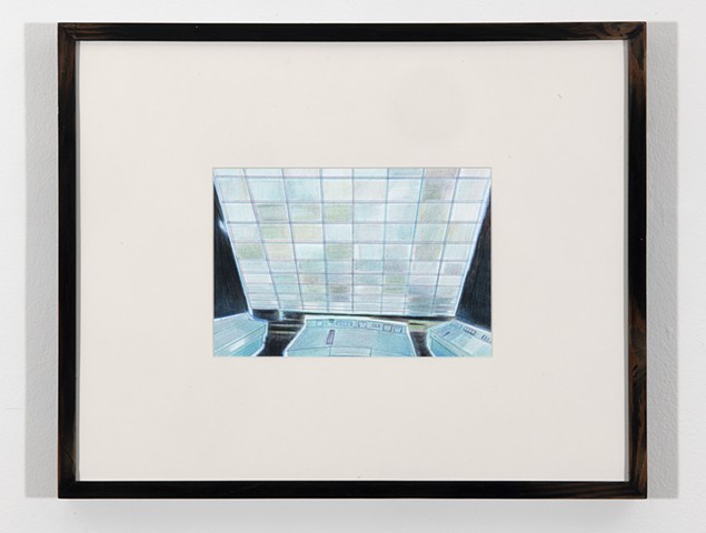 The Control Room II, Pencil on paper, 18 x 26 cm, 2025