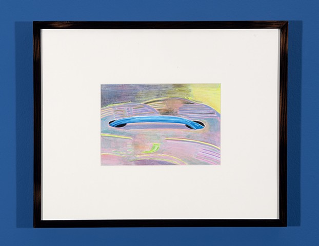 The Stream, Gouache, pencil on paper, 18 x 26 cm, 2025