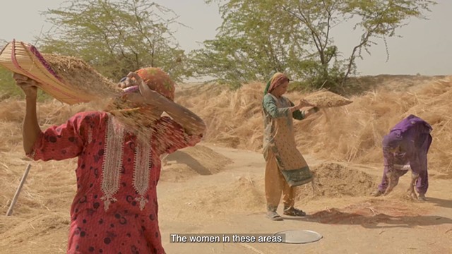 Women farmers in Badin, Sindh, Pakistan