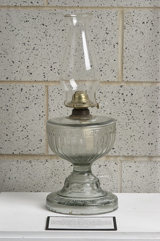 Conserve-A-Story, detail of oil lamp