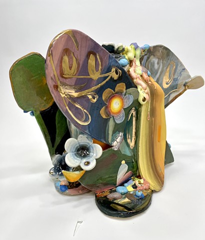 green cosmic dog double vessel view 2