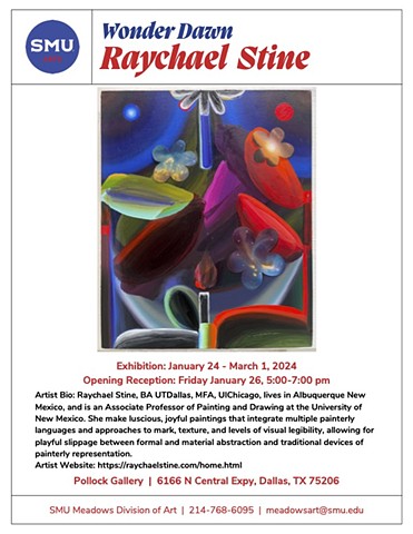 Wonder Dawn- Pollock Gallery at Meadows School of Art SMU January 22-March 15