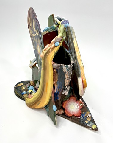 green cosmic dog double vessel view 9 