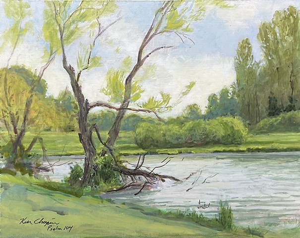 James A, Reed Wildlife Area, plein air painting