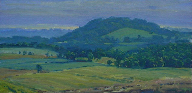 Ken Chapin plein air landscape painting