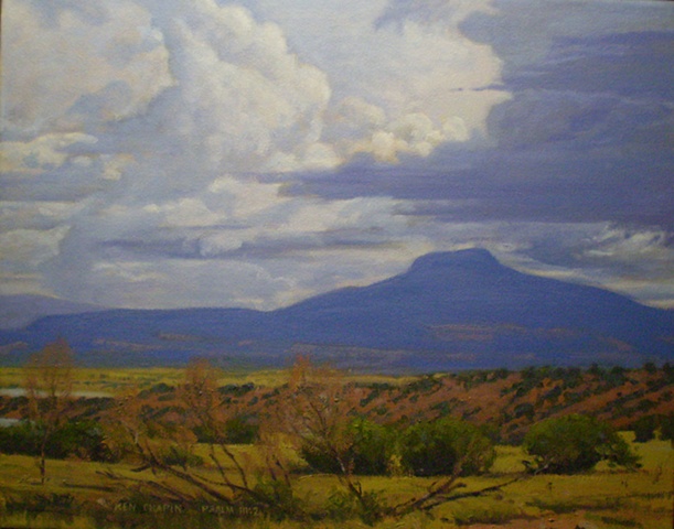 Pedernal Impressionist Landscape Painting New Mexico Ken Chapin