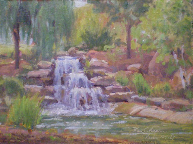 impressionist plein air landscape painting 