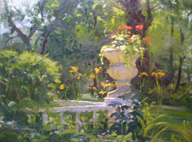 impressionistic plein air oil painting