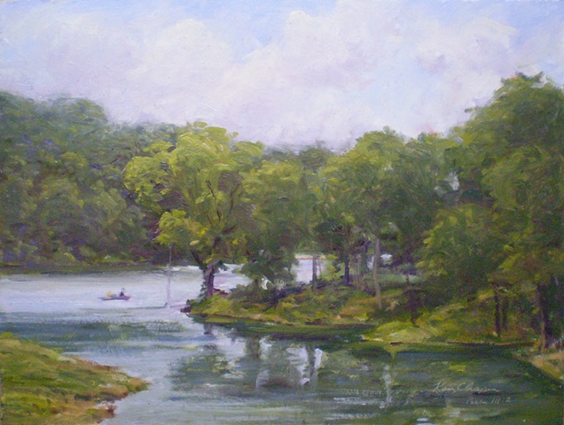 impressionist plein air landscape painting