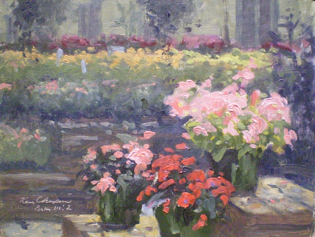 impressionist floral painting