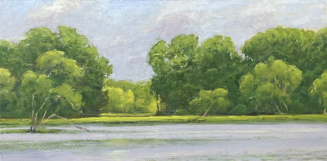 James A. Reed Wildlife Area, plein air painting