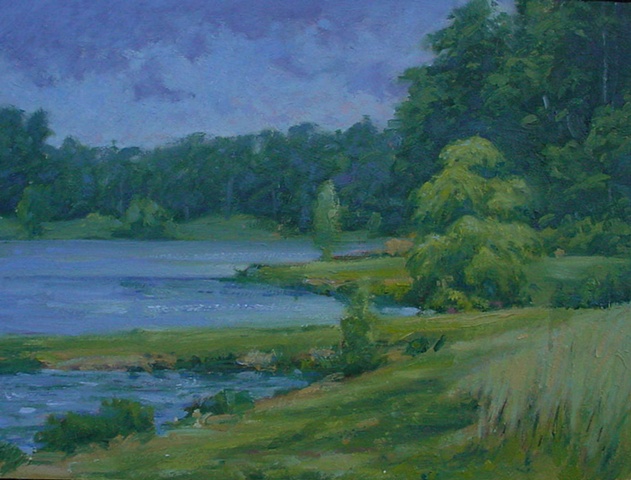 Ken Chapin plein air landscape painting