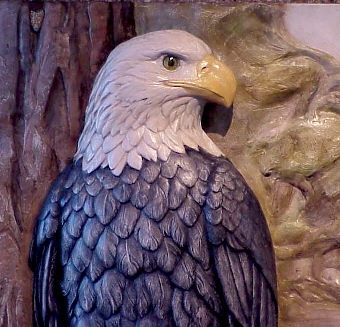 "Eagle"- Detail of the Plaque #1