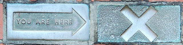 YOU ARE HERE X