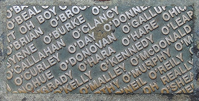 IRISH Name Brick
