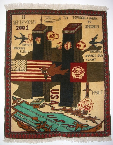 9/11 War Rug from 2001