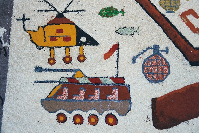 Detail, Helicopter, Tank and Grenade