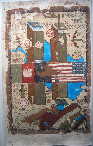 Twin Towers- Tribute Rug Carpet-9/11- USA History