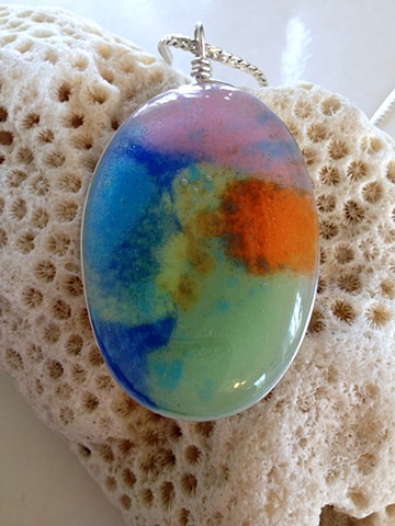 Watery Spring pendant