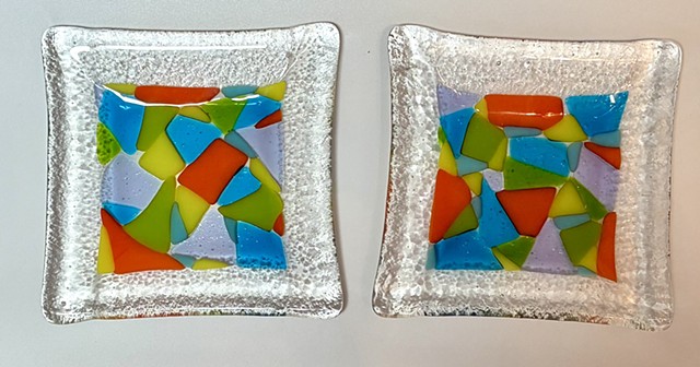 Chunky Monkey Colorfall plate