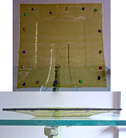 8" Amber Flared Square
$36 Each