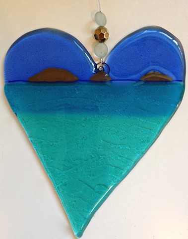 "Watery Vista Heart"