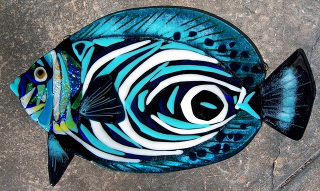 Juvenile Emperor Angelfish...

details:
about 18" long x 10" tall