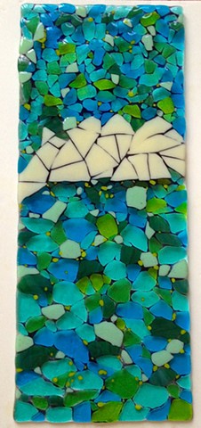"Shallow Water with Coral" wall piece #2