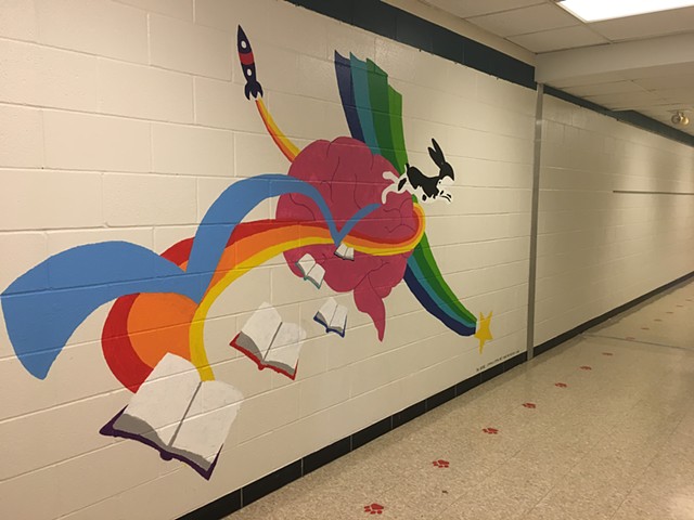 Kerrick Elementary School
5th Grade Mural Project
