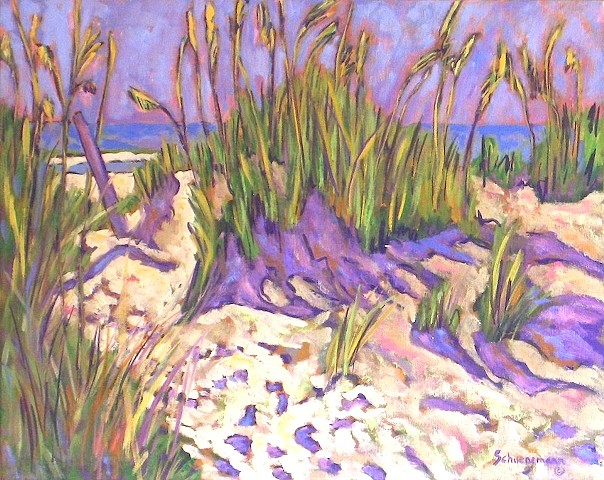 Dunes at Isle of Palms, SC-Lavender Sky