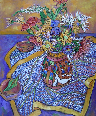 Mexican Wedding Vase with Bride