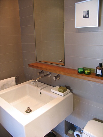 east village prewar apartment, modern minimalist bathroom, by Doug Stiles Interior Design