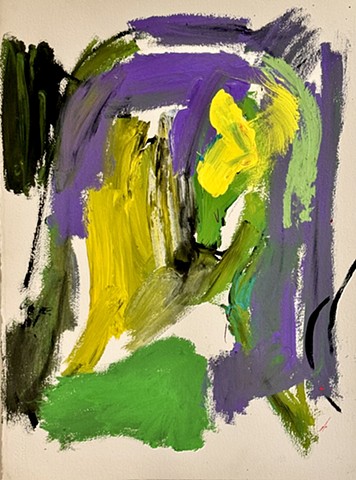 Abstract painting by Rodney Artiles 2025