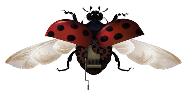Ladybug with Music Box