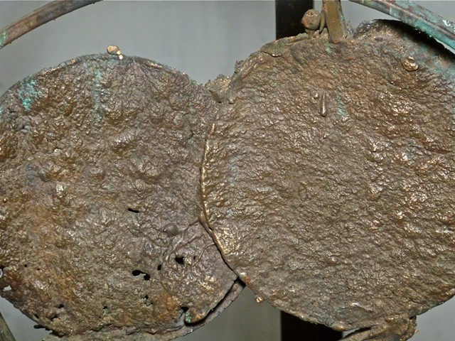 "the invention of zero" detail (bronze tortilla) 2012