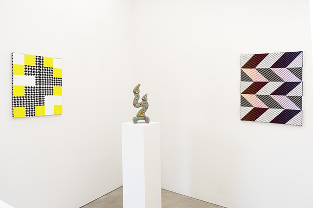 Installation view with Bayne Peterson