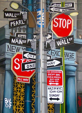 Signs, NYC, City Scape, Signage